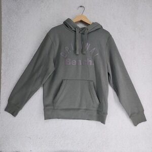 Bench Hoodie Mens L Olive Green Pullover Hooded Sweatshirt Urbanwear Lightweight